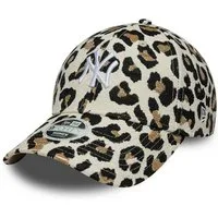 New Era Baseball Cap New York Yankees New Era MLB Leopard Midi 9Forty Women Cap Beige Schwa (1-St)