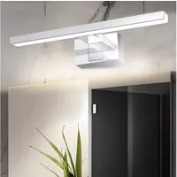 Nettlife LED Spiegelleuchte Bad Spiegellampe Badleuchte Wand 40CM, LED fest integriert, Neutralweiß
