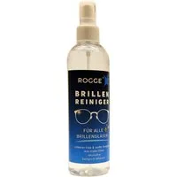 Rogge Brillen Reiniger 250ml streifenfreien Glanz mit Anti-Statik -Effekt Reinigungsspray (1-St. Nachfüllbar Streifenfrei und Biologisch babaubar)