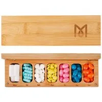 MORRENT Pillendose Tablettenbox 7 Tage - Einfaches Füllen - Medikamentenbox - Pillendose