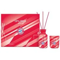 IPURO Duftkerze FC Bayern München I Duftkerze & Raumduft Set I Rot