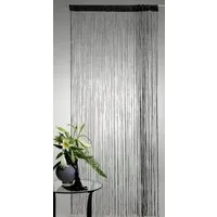 Haus und Deko Fadenvorhang Türvorhang mit Lurex Fadenvorhang 90x250 oder 140x250 cm Gardine (1 St), Stangendurchzug, Lichtschutz, Polyester
