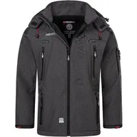 Geographical Norway Softshelljacke Herren Damen Übergangsjacke Wind Wasser Abweisend Jacke Frühling Elastisches Material, Bewegungsfreundlich, Leichtes Material