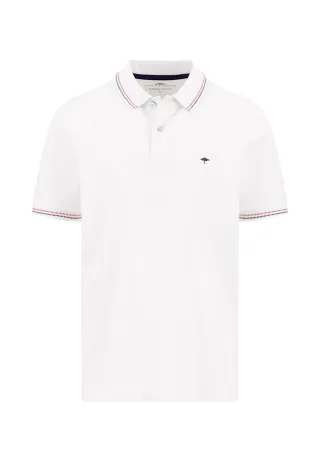 FYNCH-HATTON - Polo, contrast tipping white - Gr. - L