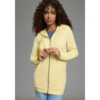 Flashlights Sweatjacke in langer Form mit Zipper