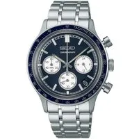 Seiko Chronograph SSB477P1, Quarzuhr, Armbanduhr, Herrenuhr, Edelstahlarmband, analog, Tag