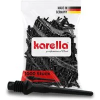 Winsport Dartpfeil Karella Profi Dartspitzen Keypoint, 2BA Gewinde, 1000 Stück, schwarz
