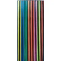 CONACORD Insektenschutz-Vorhang Decona Türvorhang Streifenvorhang multicolor, 90 x 200 cm, Polyethylen - hohe Stranganzahl
