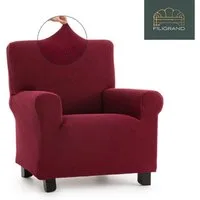 Belmarti Sesselhusse Bezug für Sessel, Relaxsessel, Ohrensessel made in Spain, elastisches Material, hochwertiger und langlebiger Baumwollmix