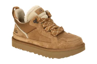 UGG 1170750 CHE LOWMEL Herren Sneaker Halbschuhe chestnut Velourleder warm ge...