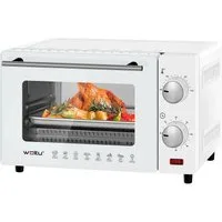 Woltu Minibackofen, 10 Liter, 650 Watt mit Timer für Pizza, Toast, Truthahn