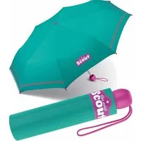 Scout Taschenregenschirm Mini Kinderschirm Basic reflektierend, leicht