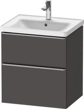 Duravit D-Neo Waschtischunterbau wandhängend Graphit Matt 584x452x625 mm - DE4359070490000 DE4359070490000