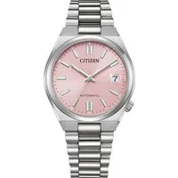 Citizen Automatikuhr TSUYOSA 37 mm NJ0200-50Z, Armbanduhr, Damenuhr, Mechanische Uhr, Edelstahlarmband, analog, Tag
