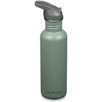 Klean Kanteen Trinkflasche tolle Edelstahl-Trinkflasche für Radfahrer, Trinkflasche Classic (Flip Sport) 800ml - Sea Spray