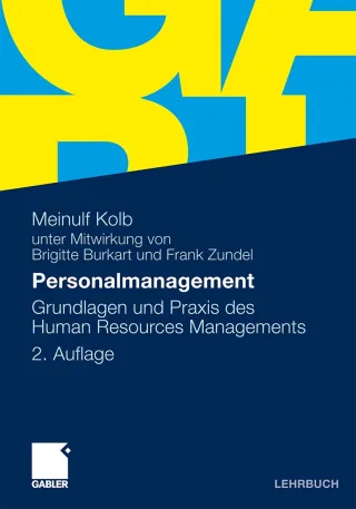 Personalmanagement: Grundlagen und Praxis des Human Resources Managements [Taschenbuch] [2010] Kolb Meinulf Burkart Brigitte Zundel Frank