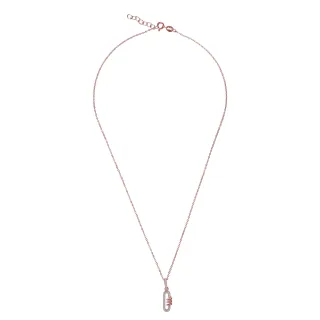 Orphelia 'Gigi' Damenkette mit Anhänger aus 925er Sterlingsilber, Rosé, ZH-7438