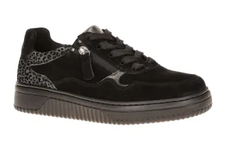 Gabor 6016.01 Schwarz Halbschuh Sneaker XL-ExtraLight 2,5cm Plateau