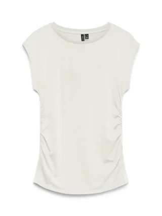 VERO MODA - VMAVASARAH SL TOP JRS NOOS Snow White - Gr. - XS