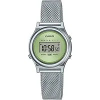 CASIO VINTAGE Chronograph LA700WEM-3AEF, Quarzuhr, Armbanduhr, Damenuhr, Edelstahlarmband,digital,Stoppfunktion
