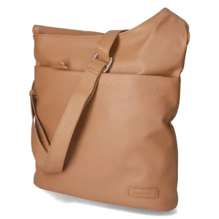 Fräulein Frida Schultertasche - Gr.  - Braun - Synthetik