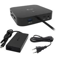 USB-C HDMI DP Docking Station mit PD 100 W, Dockingstation USB-C, HDMI, DP, PD, mit Ladegerät