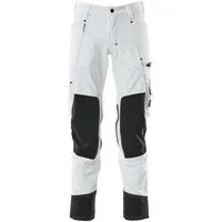 Mascot Arbeitshose Hose mit Knietaschen STRETCH weiß 17179-311-06