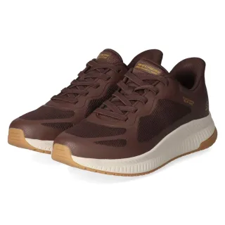 Skechers Slip-Ins Sneaker BOBS SQUAD 4 - Gr. 42 - Braun - Synthetik