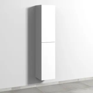 Sanipa 3way Hochschrank mit 2 Türen, Weiß-Soft SM09343