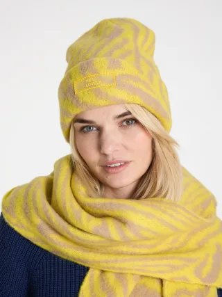 LIEBLINGSSTÜCK - Damen-Strickmuetze limelight - Gr. - OS