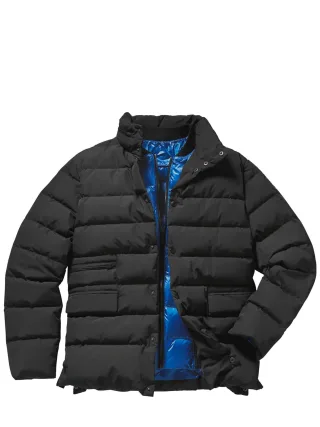 Mey & Edlich Herren Schichtwerk-Steppjacke Schwarz 100 % Polyester
