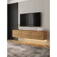 DEMA Home TV-Schrank Neon TV-Möbel hängend, incl. Beleuchtung Breite/Höhe/Tiefe: 160/35/32 cm