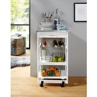 Home affaire Rollwagen, mit Edelstahltop