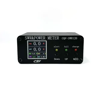 CQV-SWR120 Power Watt Meter 1.8MHz-54MHz Standing-waves Meter 240 * 240 Full Color Digital LCD Display SWR Short Waves M