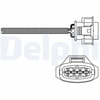 Delphi Lambdasonde nach Katalysator Fiat Stilo 1,6