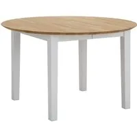 Home affaire Esstisch Time Massivholz FSC Holztisch, Durchmesser 120 cm, mit Auszugsfunktion, Küchentisch, Bestseller