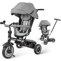 besrey Dreirad Dreirad 7-in-1 Kinderdreirad mit 360° Sitz und Räder aus Gummi