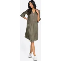 Sieh an! Etuikleid Kleid Kurzarm