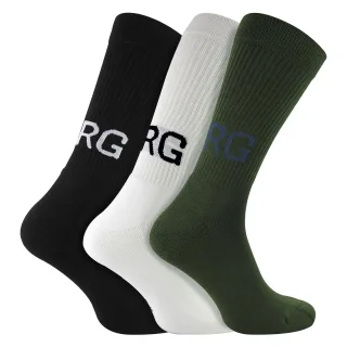 3er-Pack Herren Socken mit Rippstruktur für den Sport