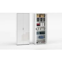 Home affaire Mehrzweckschrank JOLLY, Stauraumschrank, Breite 72,5 cm, Höhe 178 cm (1-St) 2-türiger Schrank mit 4 Einlegeböden, hochglanz lackiert