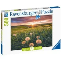 Ravensburger Puzzle Pusteblumen im Sonnenuntergang 16990, 500 Puzzleteile