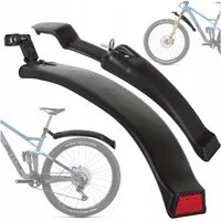 VERK GROUP Schutzblech Fahrrad Schutzblech Set 24‑28 Zoll vorne hinten Spritzschutz (Set, 2 St., Paar), 2‑teilig, vorne + hinten