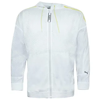 PUMA MENS MENS Reißverzögere perforierte Windbreaker -Jacke mit Kapuze -Spur 568014 02