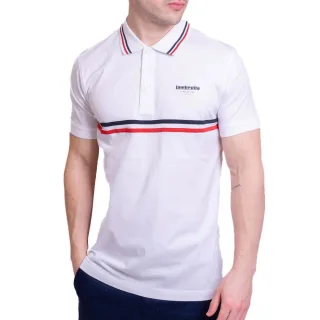 Lambretta - "Classic SS24" Poloshirt Stripes für Herren (Weiß)