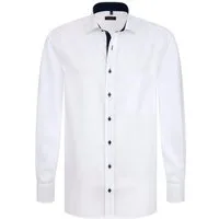 Eterna Klassische Bluse ETERNA COMFORT FIT Langarm Hemd weiß 8100-00-E137