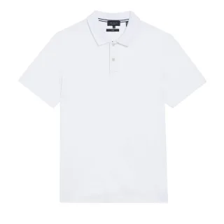 Ted Baker Zeiter Slim Soft Touch Weißes Polohemd