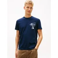 Tommy Jeans T-Shirt TJM REGULAR CITY SIGN Regular fit mit Markenprint