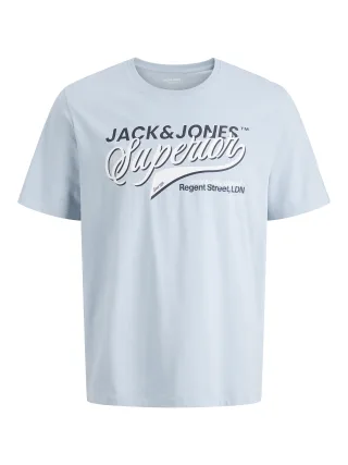 JACK&JONES - JJELOGO TEE SS O-NECK 2 COL SS26 SN Blau - Gr. - XXL