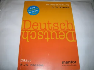 Deutsch - Übungsbuch für Rechtschreibung Diktat - 5./6. Klasse