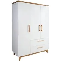 roba® Kinderkleiderschrank Finn 3-türiger Drehtürenschrank, mit Soft Close-Technik